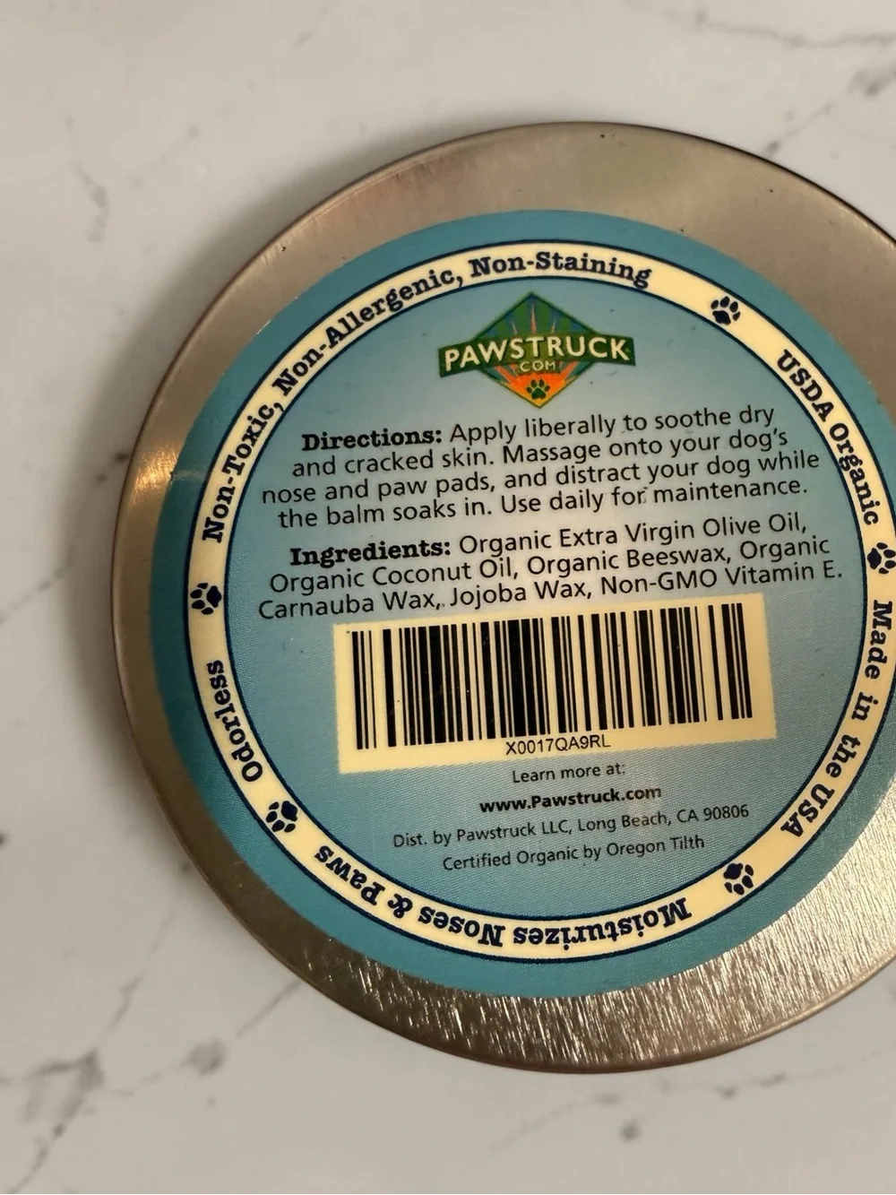 Pawstruck Ruff Relief Balm 2-Pack – Organic Nose & Paw Balm for Dogs